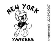 duck vector newyork yankees attack power